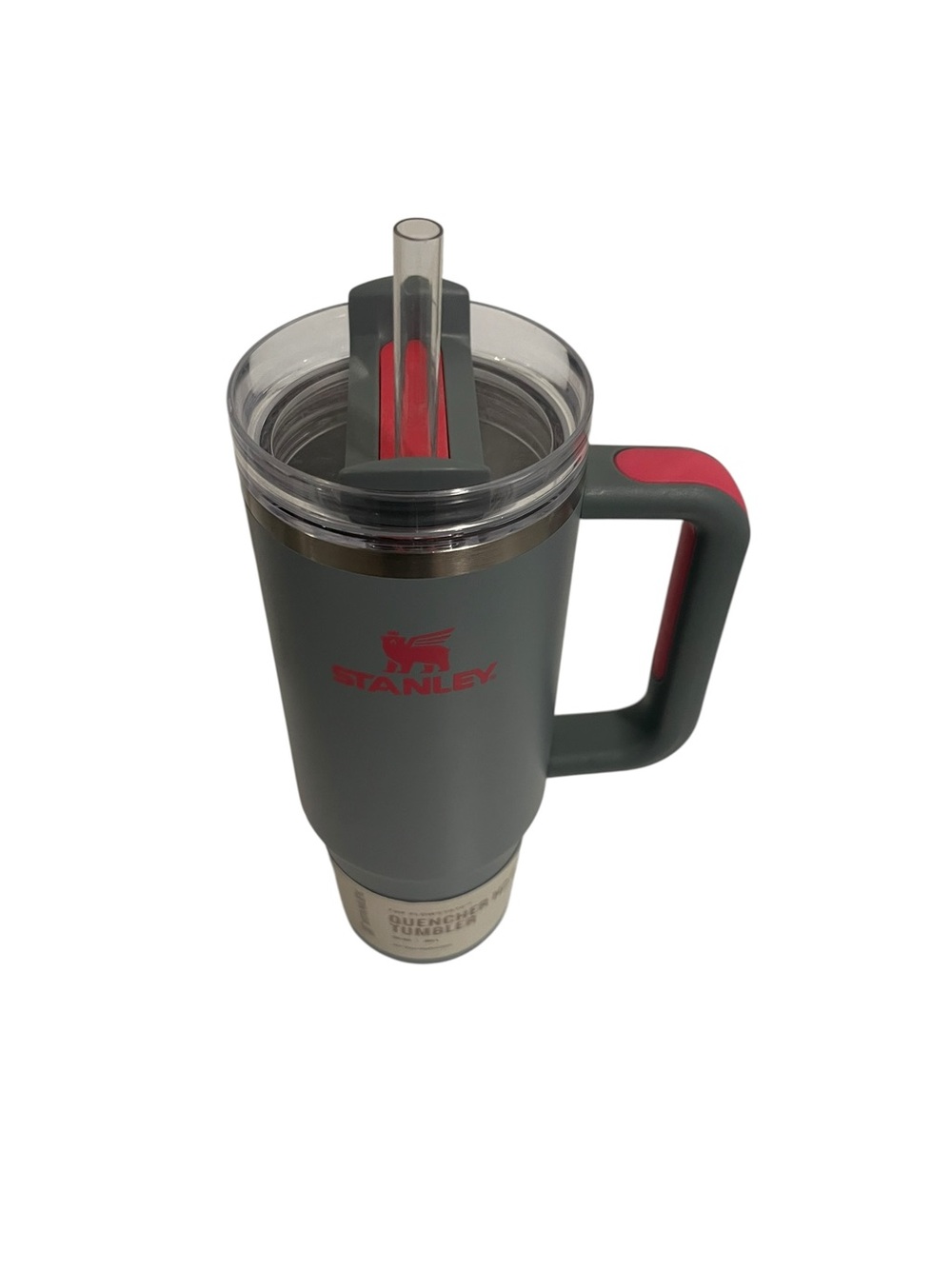Stanley Quencher 30oz H2.0 FlowState – Grey Rock (Pink Accents)– Limited Edition